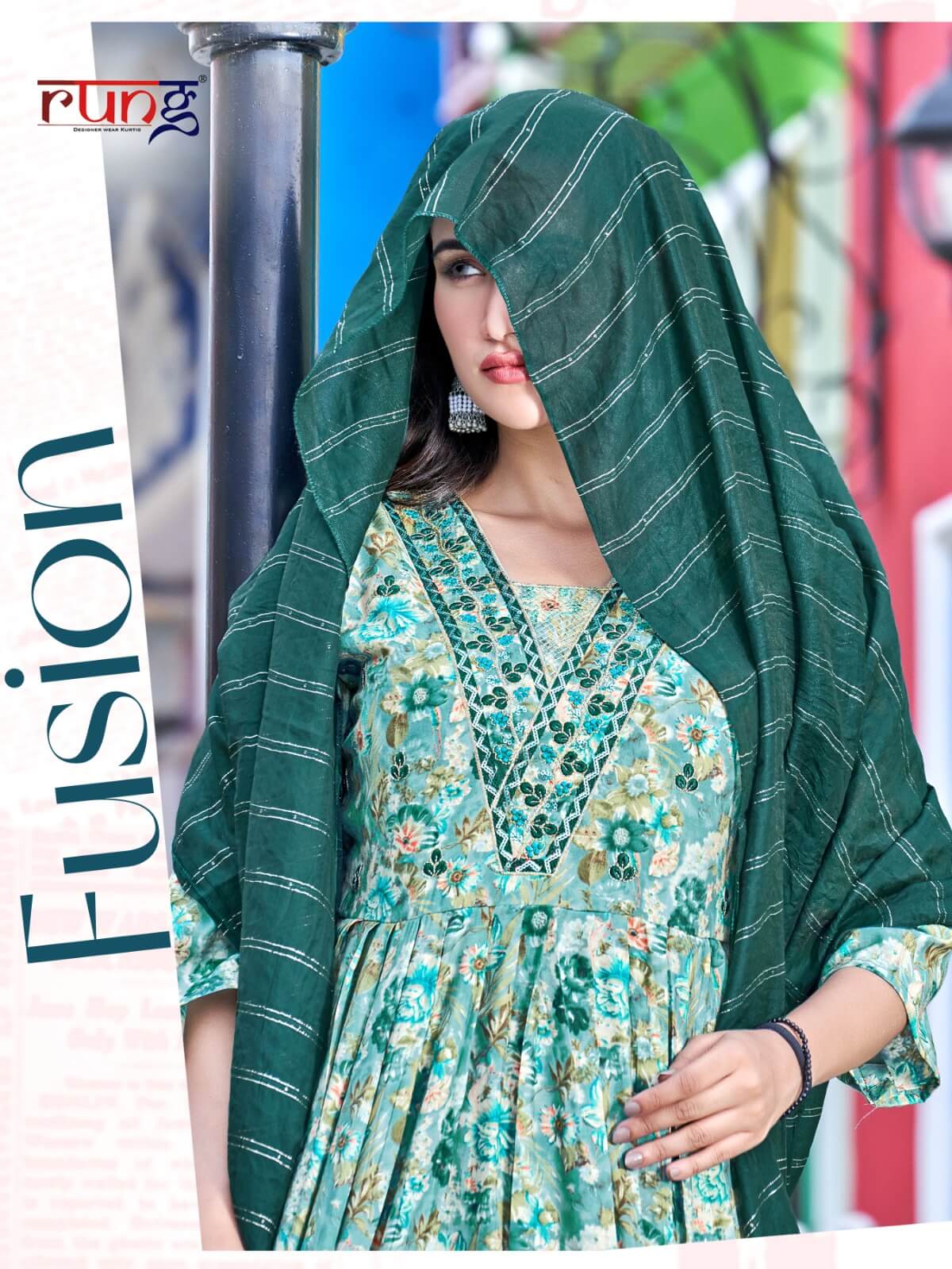 RUNG KURTI FUSION