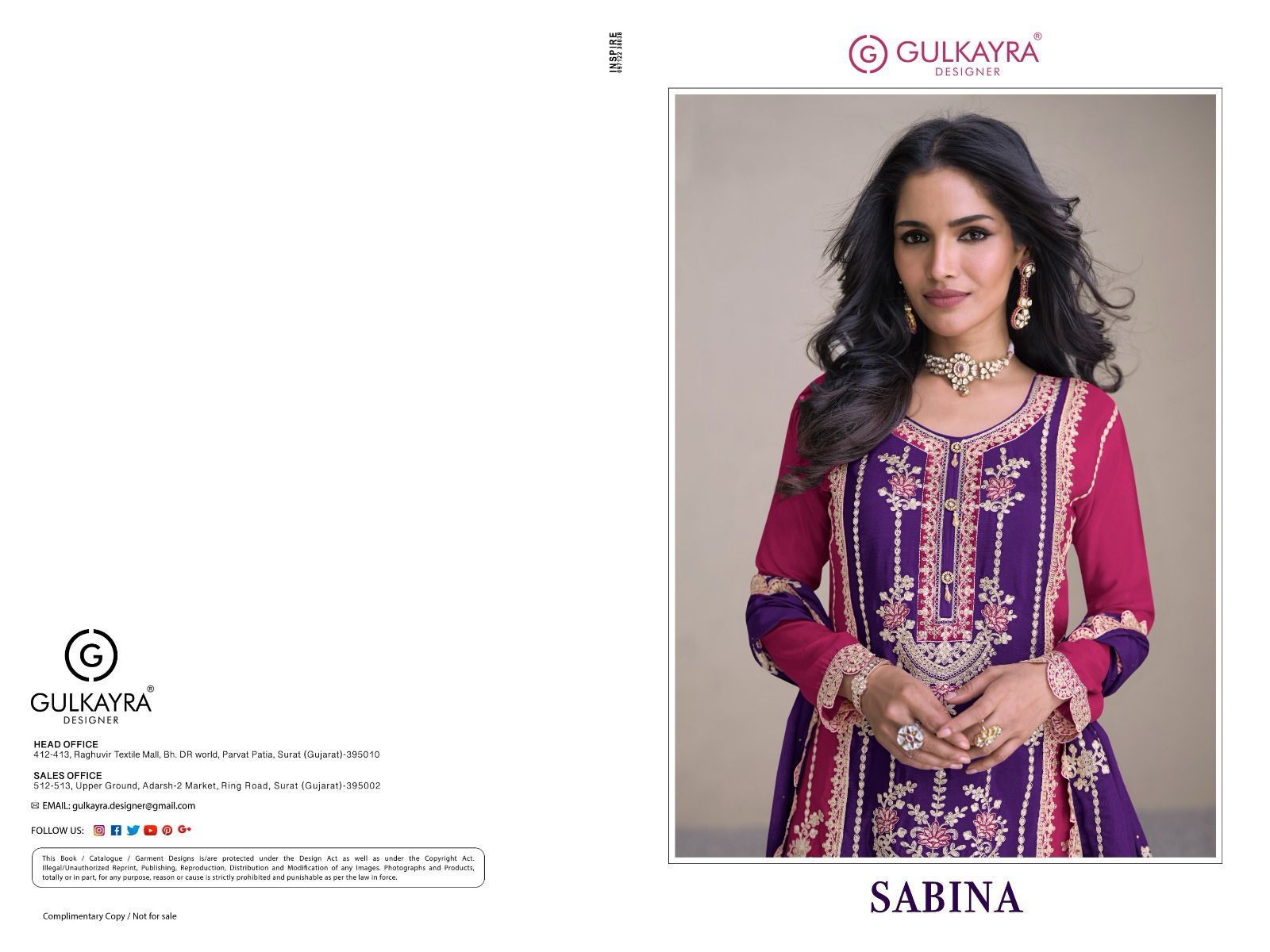 GULKAYRA DESIGNER SABINA