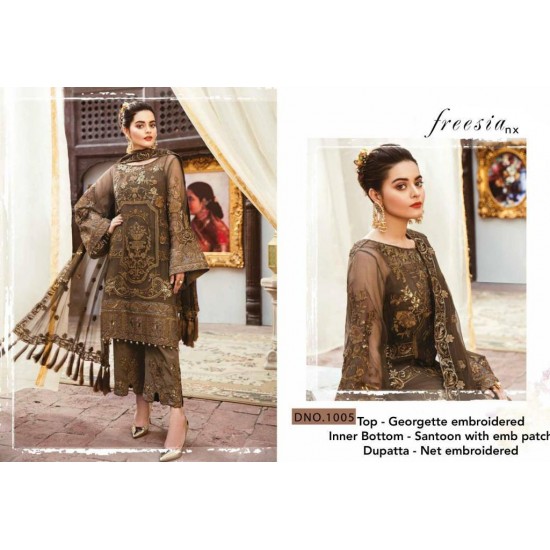 PAKISTANI SUITS D NO 1005 (1) BY FREESIA nx