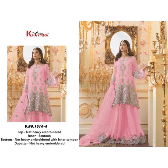 PAKISTANI SUITS D NO 1010G (1) BY KHAYYIRA