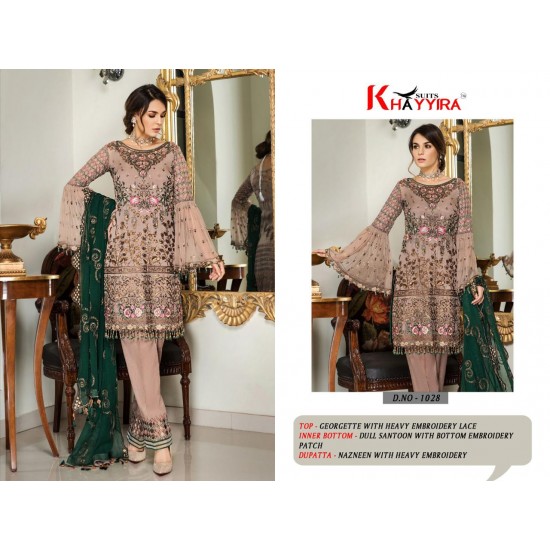 PAKISTANI SUITS D NO 1028 (1) BY KHAYYIRA