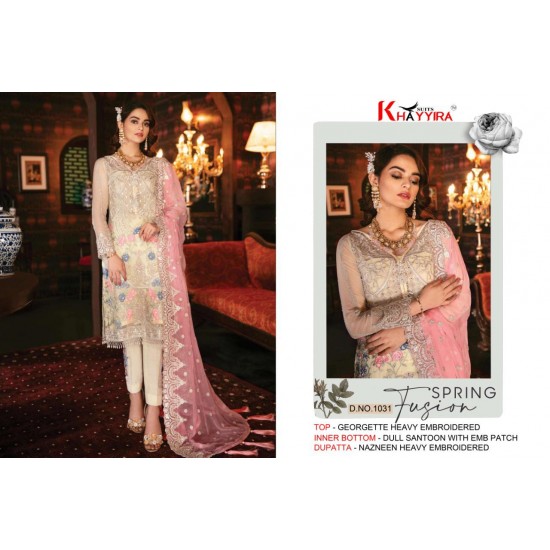 PAKISTANI SUITS D NO 1031 BY KHAYYIRA