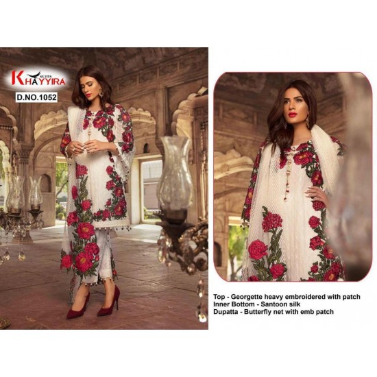 PAKISTANI SUITS D NO 1052 BY KHAYYIRA