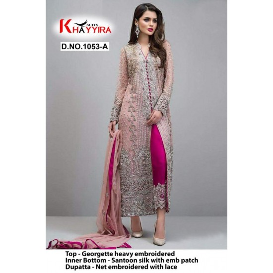 PAKISTANI SUITS D NO 1053A BY KHAYYIRA