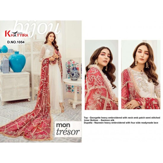 PAKISTANI SUITS D NO 1054 BY KHAYYIRA