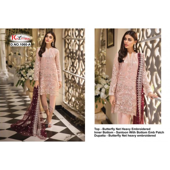 PAKISTANI SUITS D NO 1060A BY KHAYYIRA