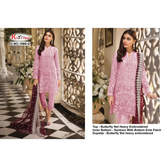 PAKISTANI SUITS D NO 1060D BY KHAYYIRA