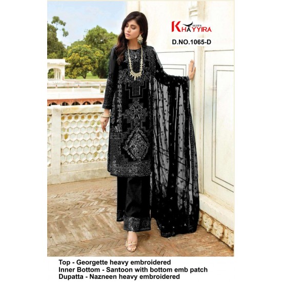 PAKISTANI SUITS D NO 1065D BY KHAYYIRA