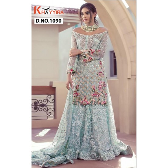 PAKISTANI SUITS D NO 1090 BY KHAYYIRA