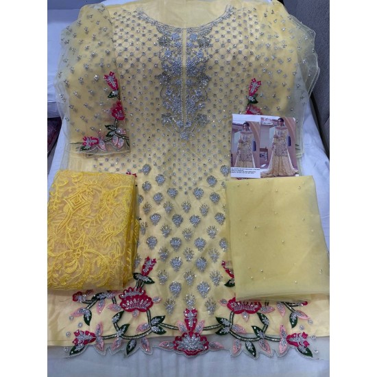 PAKISTANI SUITS D NO 1090C BY KHAYYIRA