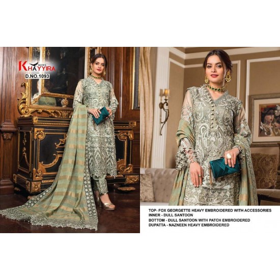 PAKISTANI SUITS D NO 1093 BY KHAYYIRA