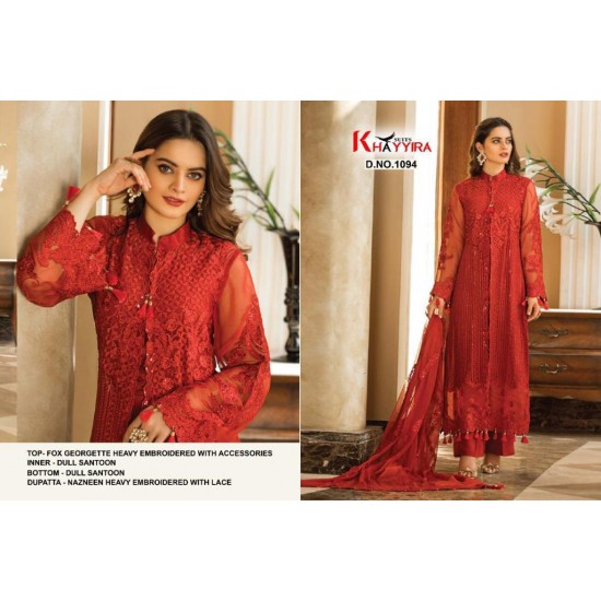 PAKISTANI SUITS D NO 1094 BY KHAYYIRA