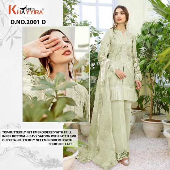 PAKISTANI SUITS D NO 2001D BY KHAYYIRA