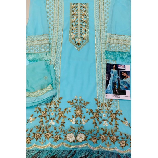 PAKISTANI SUITS D NO 2012F BY KHAYYIRA