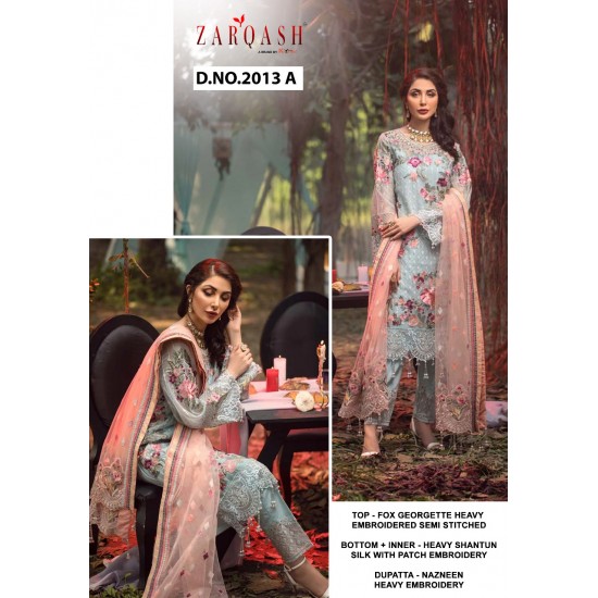 PAKISTANI SUITS D NO 2013A BY KHAYYIRA