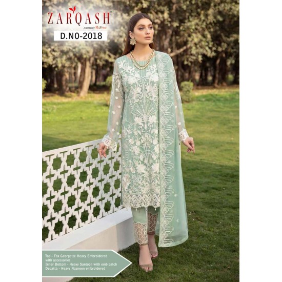 PAKISTANI SUITS D NO 2018A BY KHAYYIRA