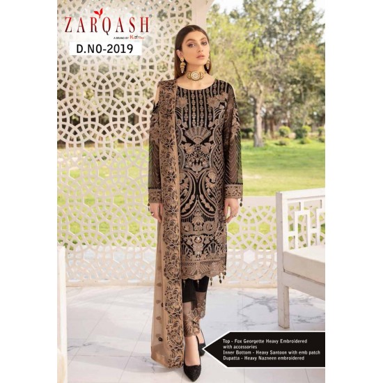 PAKISTANI SUITS D NO 2019A BY KHAYYIRA