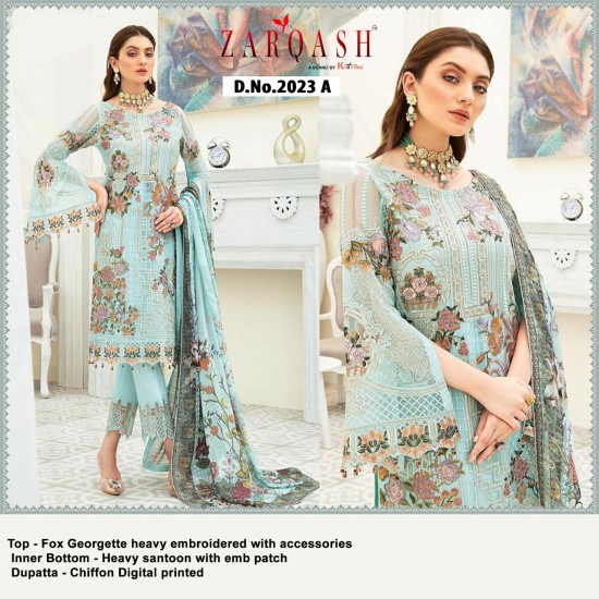 PAKISTANI SUITS D NO 2023A BY KHAYYIRA