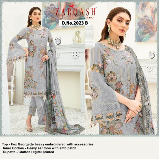 PAKISTANI SUITS D NO 2023B BY KHAYYIRA