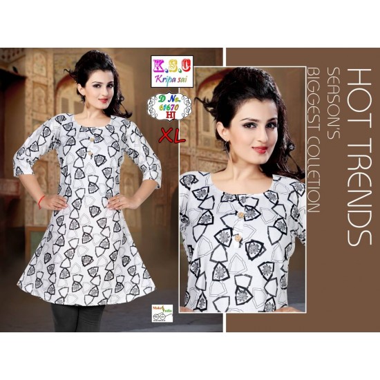 Rayon umbrella kurti