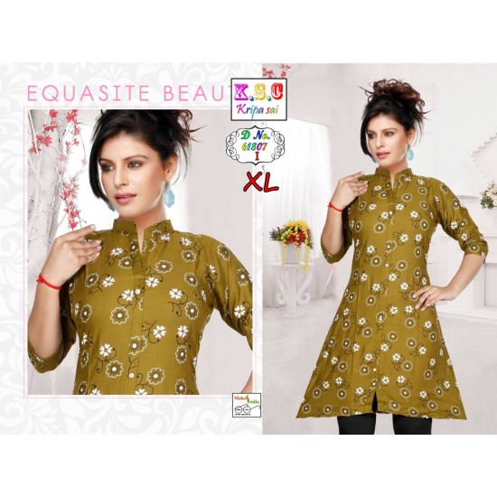 Rayon umbrella kurti