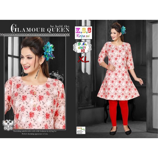 Rayon umbrella kurti