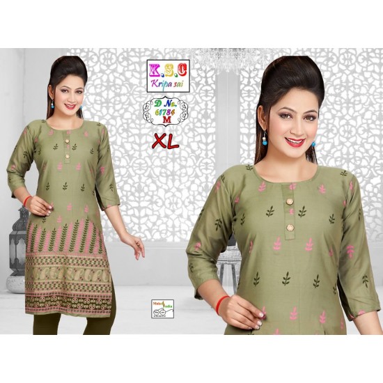 Rayon umbrella kurti