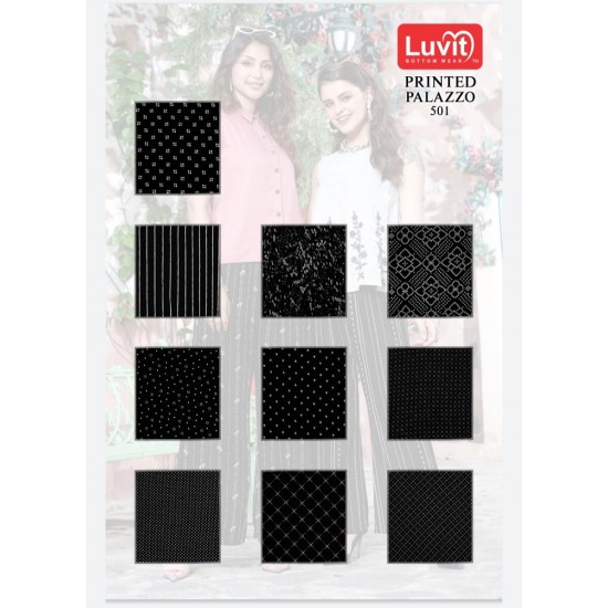 Printed Plazzo -4 by luvit