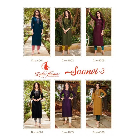 Saanvi Vol 3 BY  Ladies Flavour