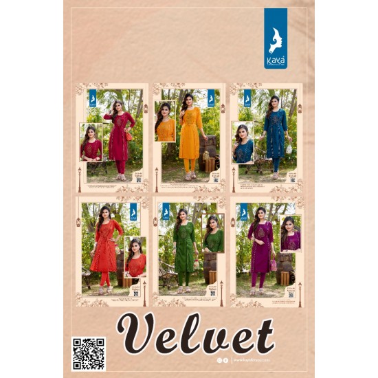 VELVET BY KAYA KURTI