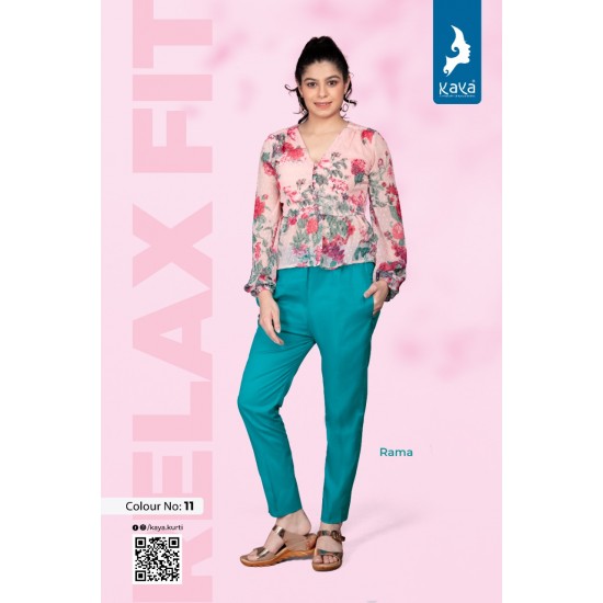 RELAXED FIT PANT BY KAYA KURTI