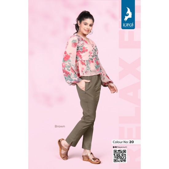 RELAXED FIT PANT BY KAYA KURTI