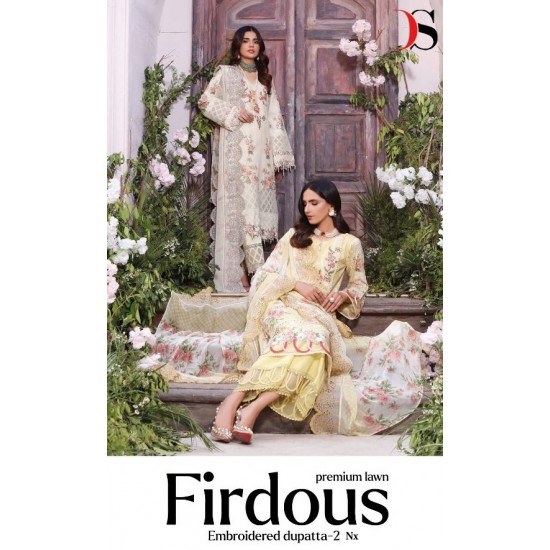 Firodus premium lawn 22-2Nx by DEEPSY SUITS cotton Mal -Mal