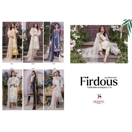 Firodus premium lawn 22-2Nx by DEEPSY SUITS cotton Mal -Mal