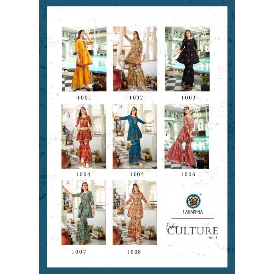 FASHION CULTURE VOL 1 BY ARADHNA