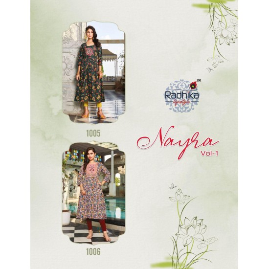 NAYRA VOL 1 BY RADHIKA LIFESTYLE