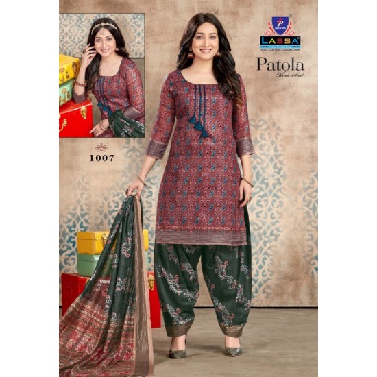 Patola Ethnic Suit Vol-1 by Lassa