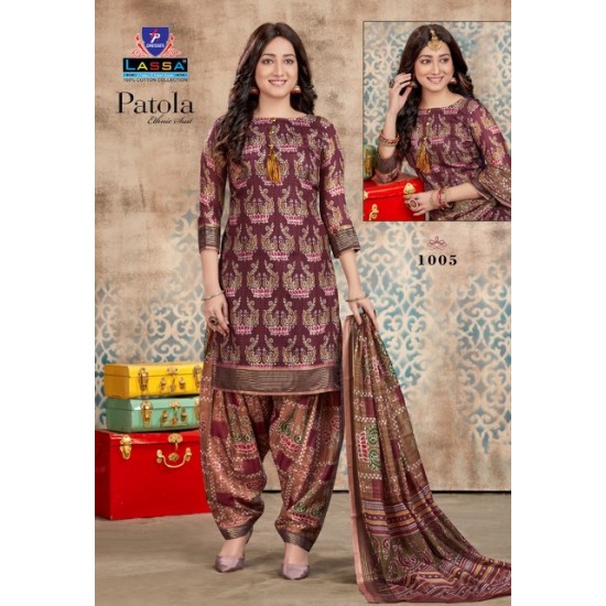 Patola Ethnic Suit Vol-1 by Lassa