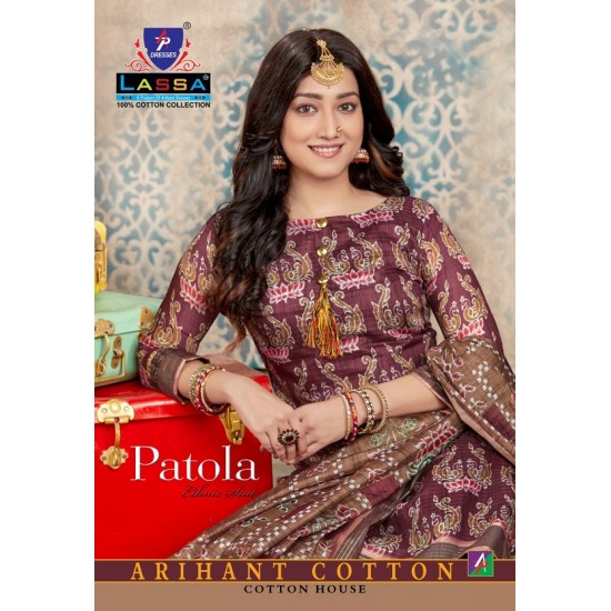 Patola Ethnic Suit Vol-1 by Lassa