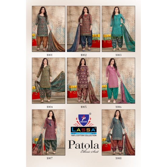 Patola Ethnic Suit Vol-1 by Lassa