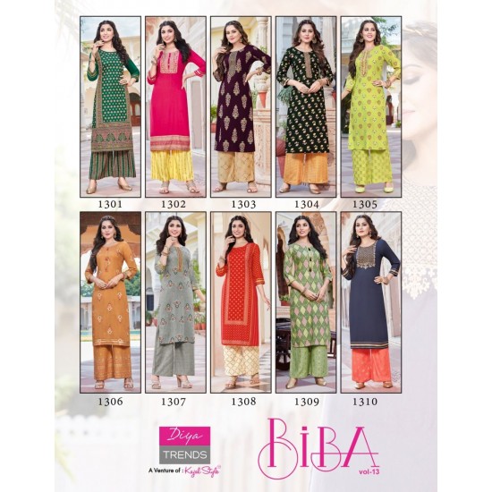 BIBA'S VOL 13 BY DIYA TRENDS