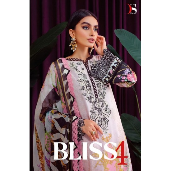 Bliss lawn 22-vol 4 by DEEPSY SUITS