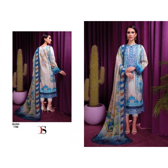 Bliss lawn 22-vol 4 by DEEPSY SUITS