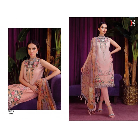 Bliss lawn 22-vol 4 by DEEPSY SUITS