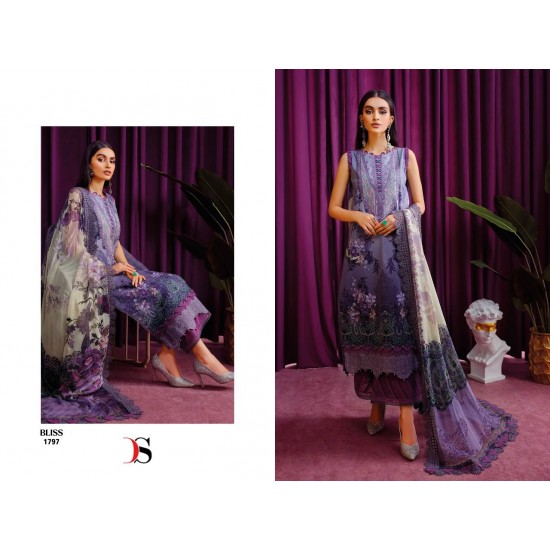 Bliss lawn 22-vol 4 by DEEPSY SUITS