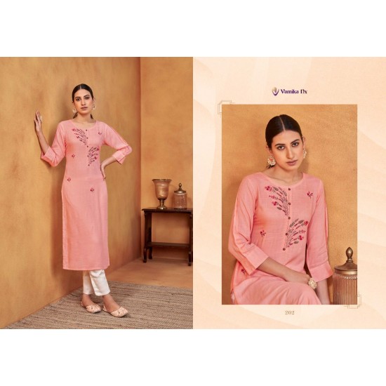 AMOUR VOL 2 BY  VAMIKA KURTI WITH PENT 