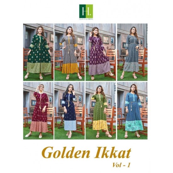 GOLDEN IKKAT VOL.1 BY HIRWA