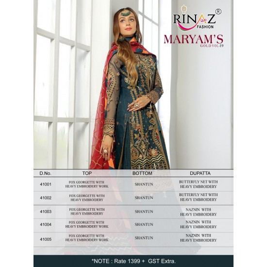 MARYAM’S GOLD- VOL.-19 BY RINAZ-FASHION