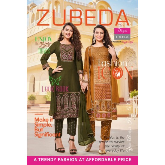 ZUBEDA VOL -1 BY DIYA TRENDS