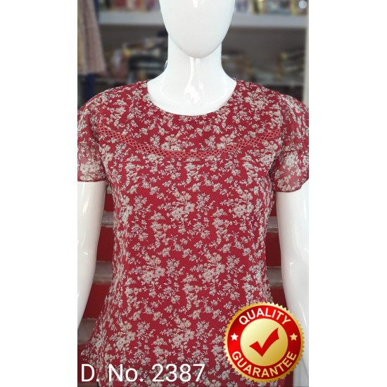  FF KURTI BY D. No. 2387